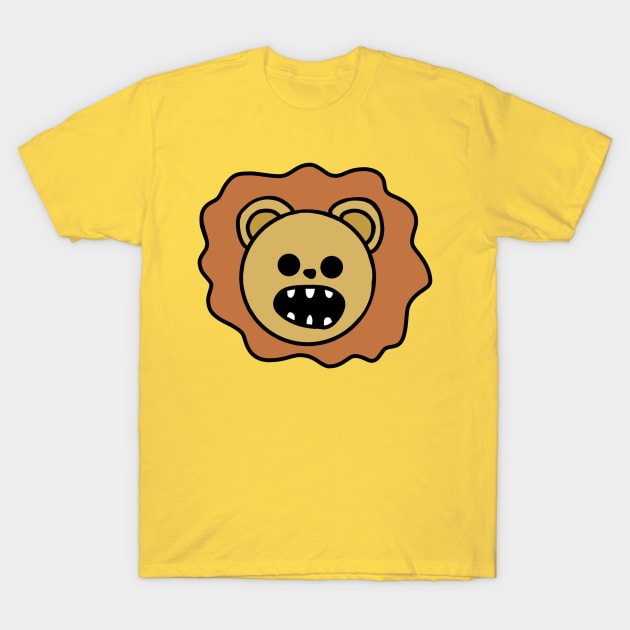 Lion (Large Print) T-Shirt by Aeriskate